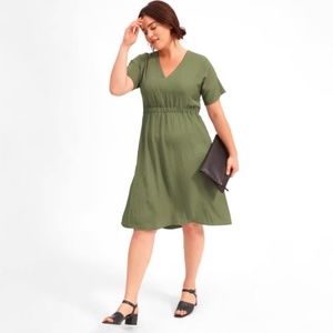 Everlane Japanese GoWeave Light V-Neck Dress - So Comfy and Great Condition!